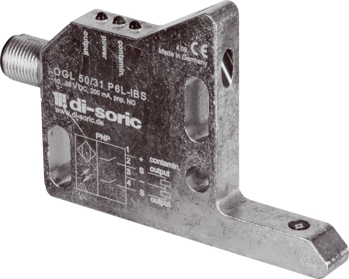 OGL 50/31 P6L-IBS OGLP Dirt-resistant Optical sensors - Di-soric Di-soric Optical sensors Industrial Automation - OGL 50/31 P6L-IBS OGLP Dirt-resistant Optical sensors
