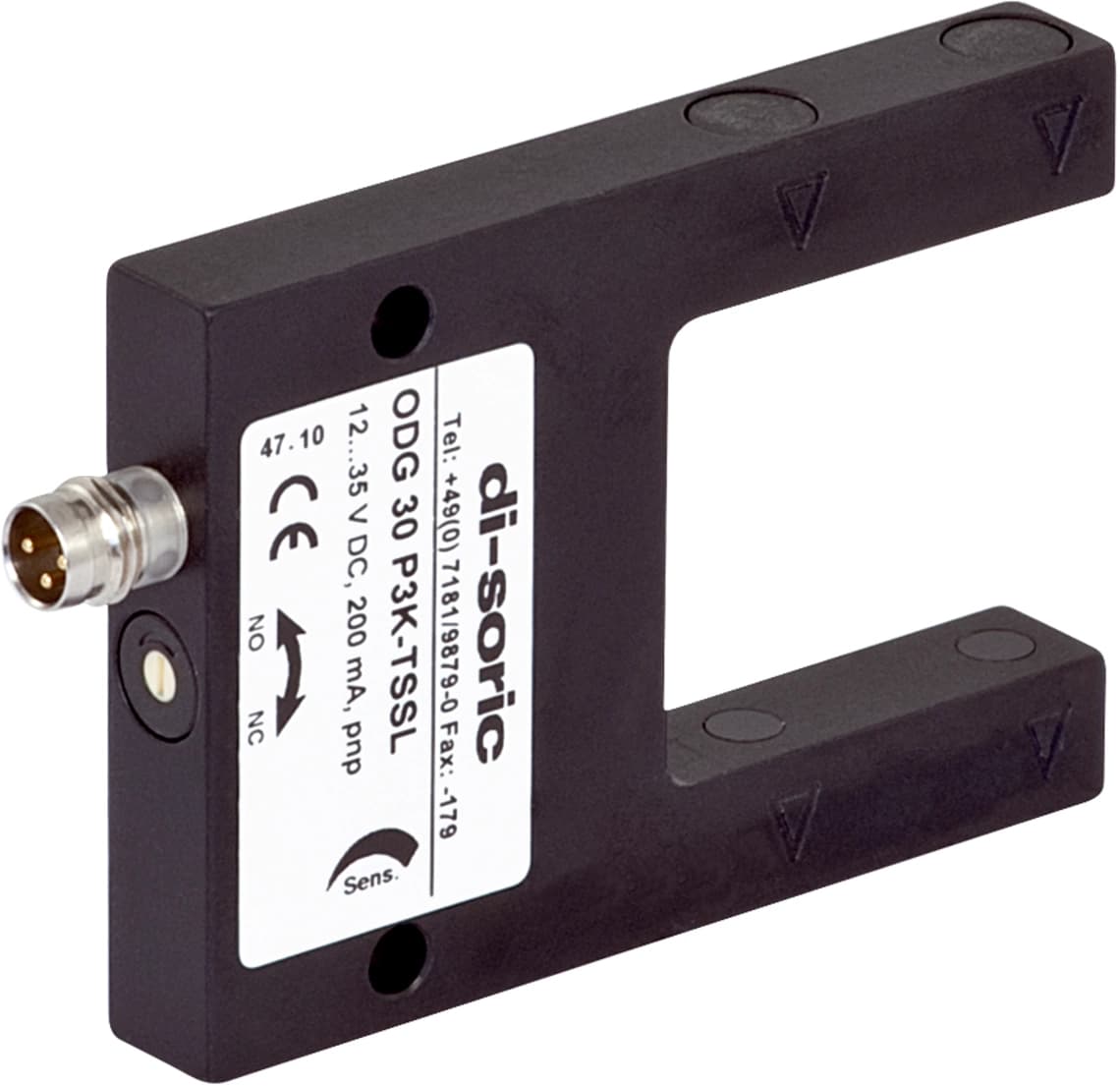 ODG 30 P3K-TSSL OGUZ Special designs Optical sensors - Di-soric Di-soric Optical sensors Industrial Automation - ODG 30 P3K-TSSL OGUZ Special designs Optical sensors