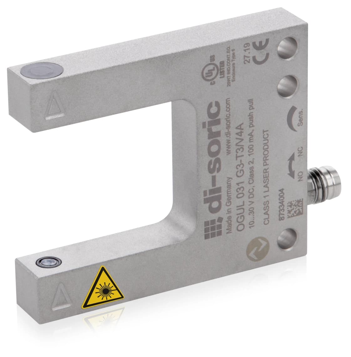 OGUL 031 G3-T3/V4A OGUL Laser Optical sensors - Di-soric Di-soric Optical sensors Industrial Automation - OGUL 031 G3-T3/V4A OGUL Laser Optical sensors