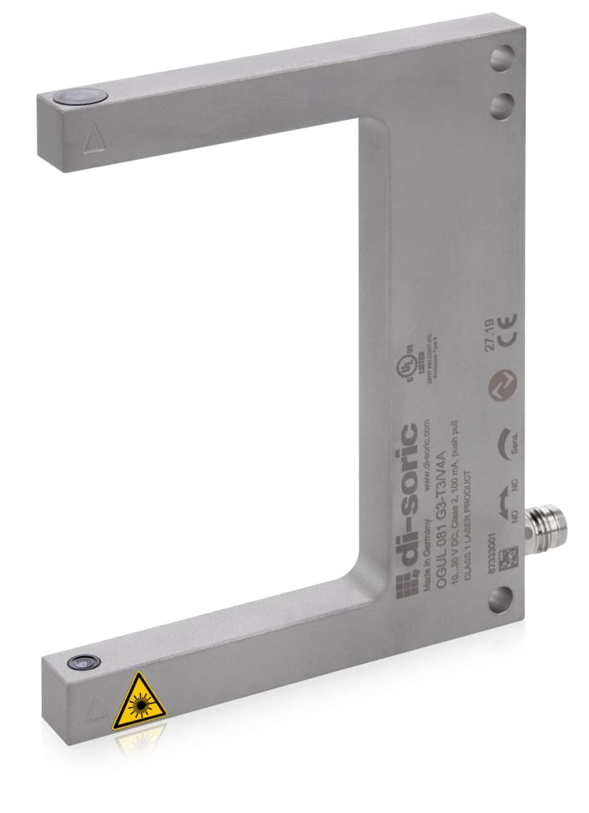 OGUL 081 G3-T3/V4A OGUL Laser Optical sensors - Di-soric Di-soric Optical sensors Industrial Automation - OGUL 081 G3-T3/V4A OGUL Laser Optical sensors