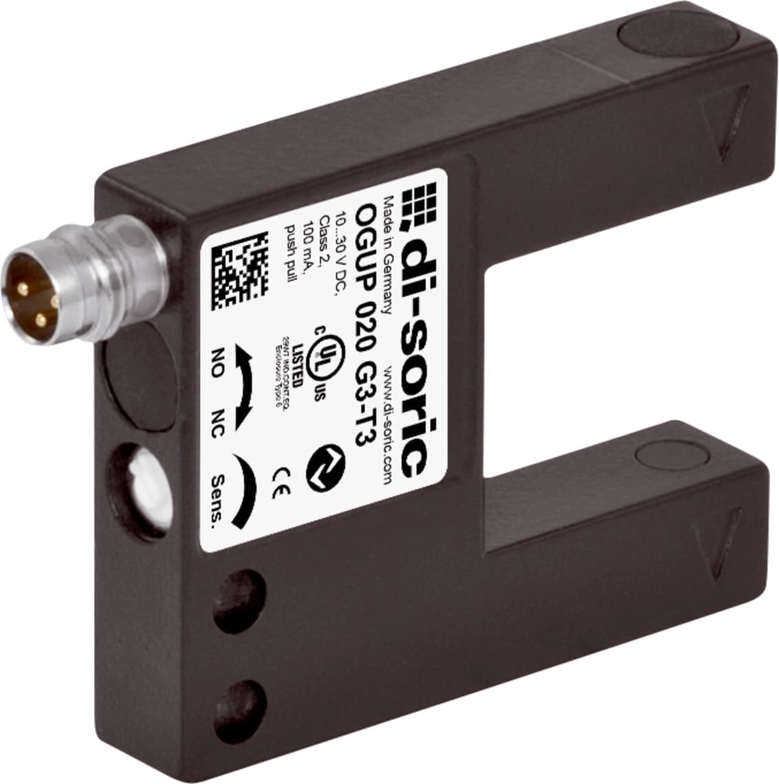OGUP 020 G3-T3 OGUP Dirt-resistant Optical sensors - Di-soric Di-soric Optical sensors Industrial Automation - OGUP 020 G3-T3 OGUP Dirt-resistant Optical sensors