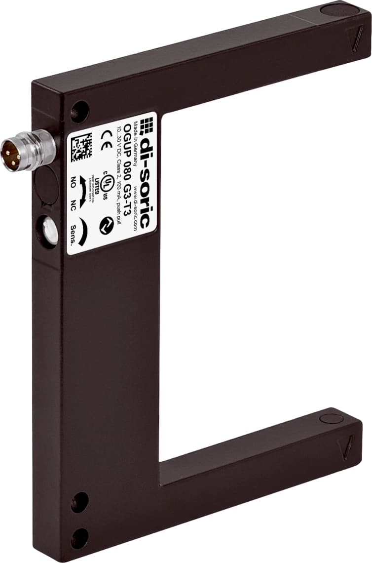 OGUP 080 G3-T3 OGUP Dirt-resistant Optical sensors - Di-soric Di-soric Optical sensors Industrial Automation - OGUP 080 G3-T3 OGUP Dirt-resistant Optical sensors